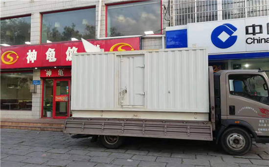 黎母山镇出租发电机施工案例